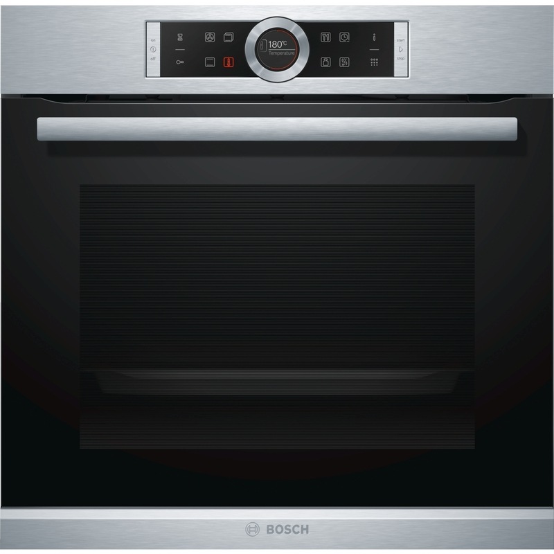 Buy Bosch 60cm Series 8 Pyrolytic Electric Wall Oven HBG675BS1B MyDeal