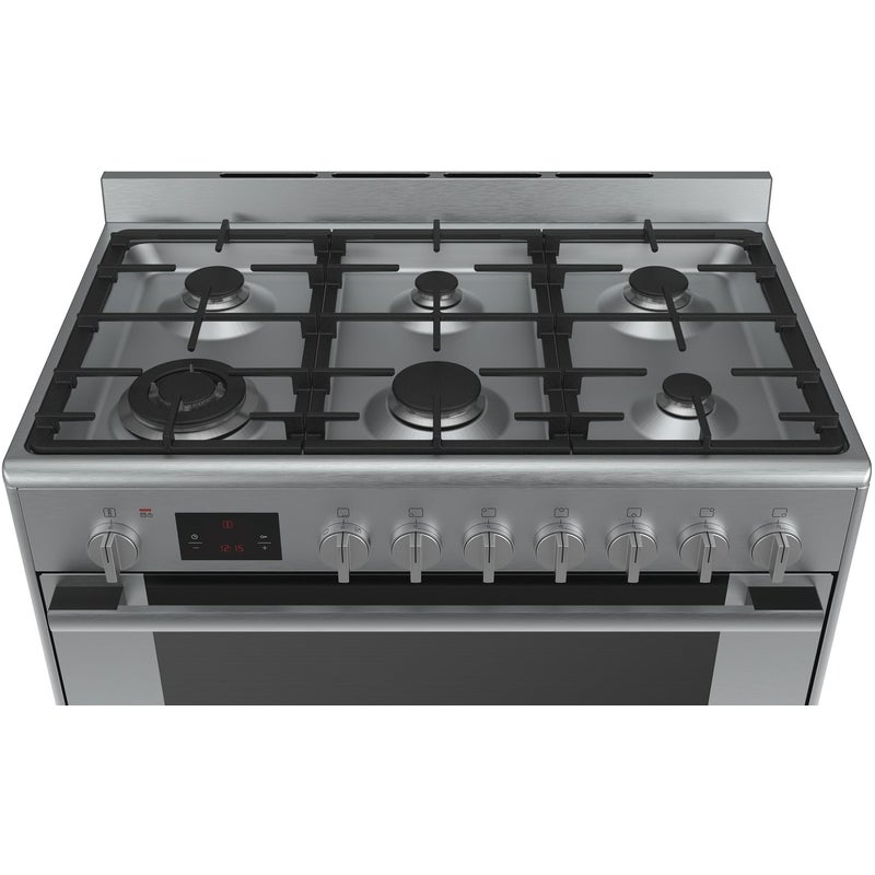 Buy Bosch 90cm Serie 8 Dual Fuel Freestanding Oven/Stove HSB838357A ...