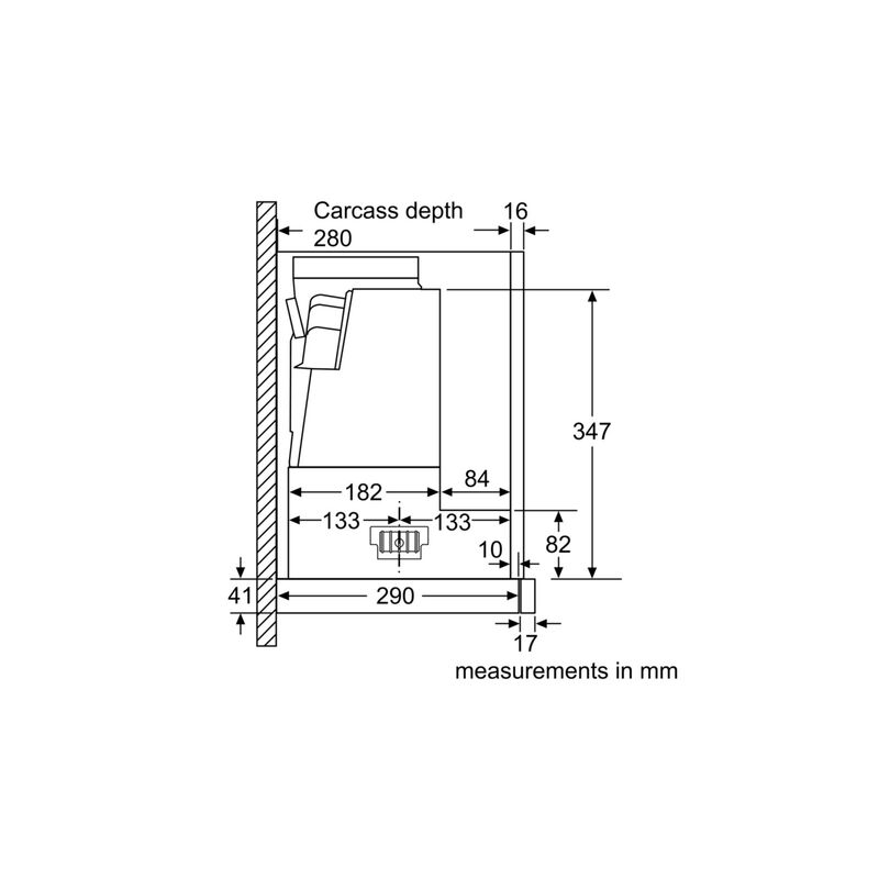 bosch dfs097a50a 90cm serie 4 slideout rangehood