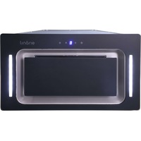 Linarie Nantes 52cm Undermount Rangehood Black Glass LYBIH52BG