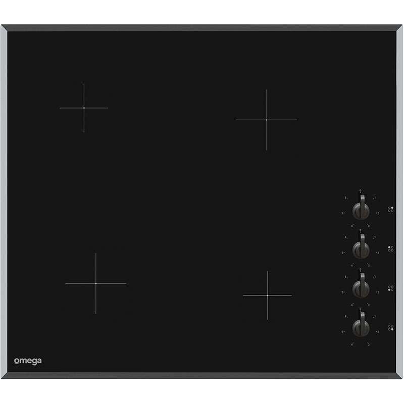 Buy Omega 60cm Black Ceramic Glass Electric Cooktop OC64KB MyDeal