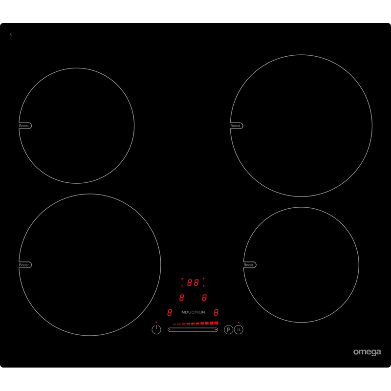Buy Omega 60cm Black Ceramic Glass Induction Cooktop OCI64 MyDeal