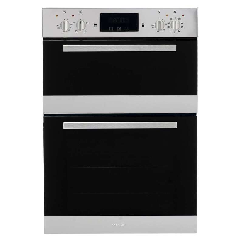 Omega 60cm Double Electric Wall Oven OO885XR Buy Ovens 1173950