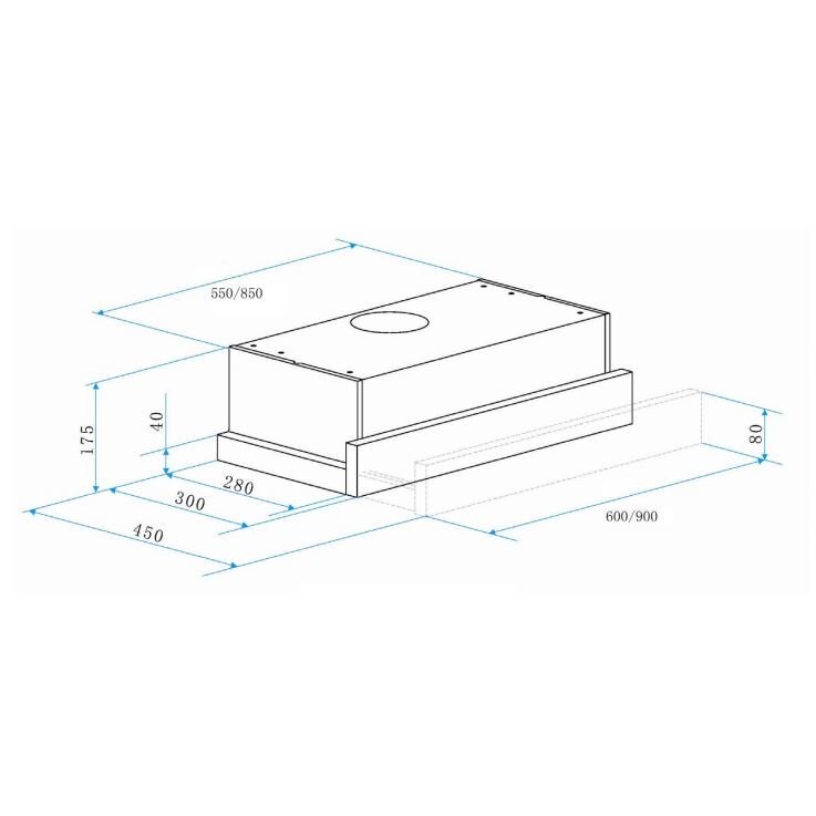 omega ort9wxa 90cm slideout rangehood