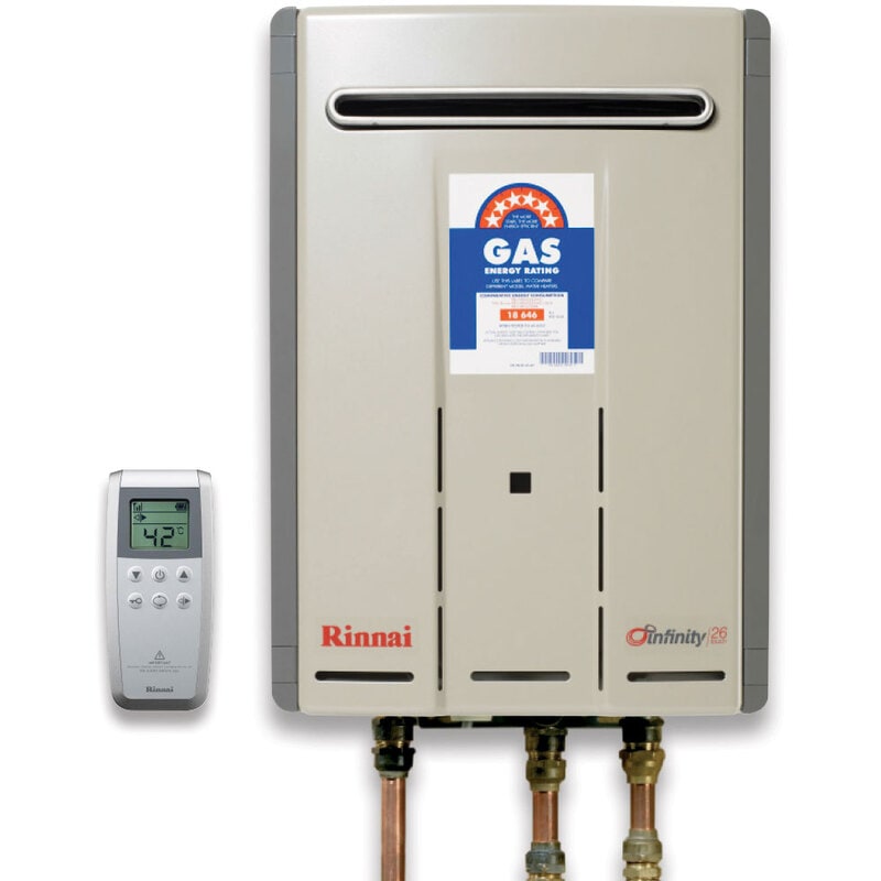 Buy Rinnai Infinity Touch 50°c 26l Natural Gas Instant Hot Water System