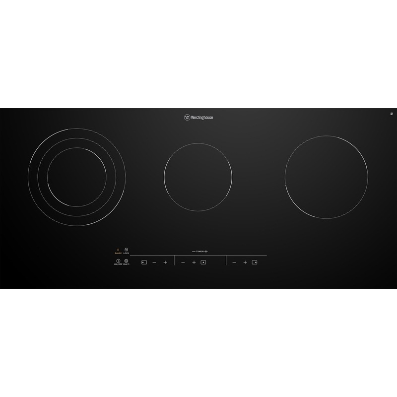 Buy Westinghouse 90cm Black Ceramic Glass Electric Cooktop WHC933BC