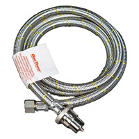 1.5m Bayonet Braided Gas Hose with 3/8 SAE connection - Sizzler