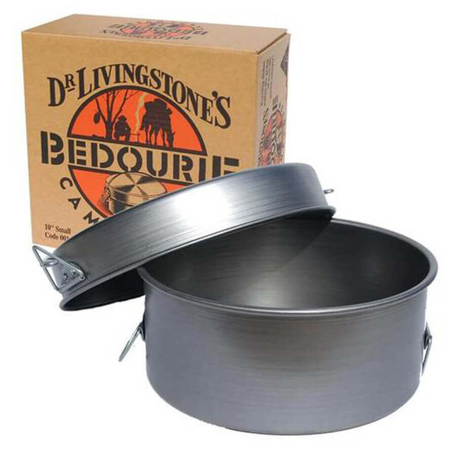 Bedourie Camp Oven - 10 Inches - Spun Steel - Australian-made, Camping Pot