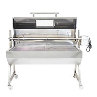 1500 Stainless Steel Hooded Spartan Spit Roaster BUNDLE
