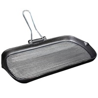 Cast Iron Grill Pan with Folding Handle - Vogue
