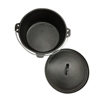 Cast Iron Camp Oven 9QT 12" by Flaming Coals