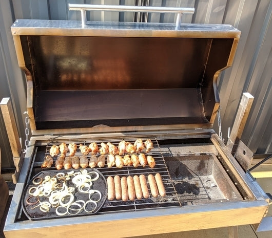 Flaming Coals Dual Fuel Spit Roaster 1000mm Buy Spit Rotisseries