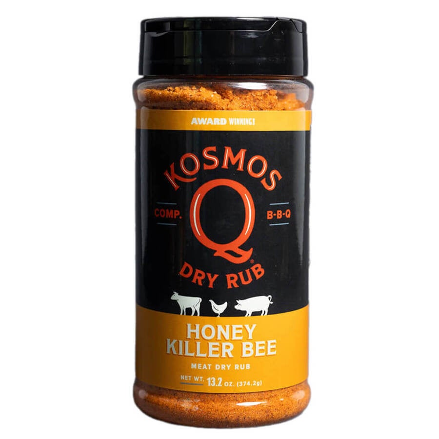 Kosmos Q Honey Killer Bee BBQ Rub Seasoning for ribs, pulled pork and chicken