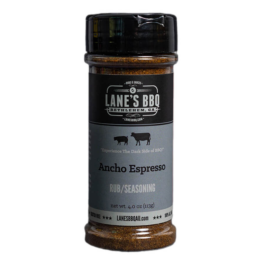 Lanes Ancho Espresso BBQ Rub Seasoning 113g/404g