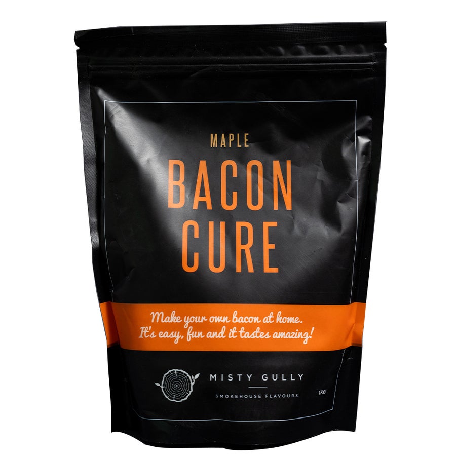 Misty Gully's Maple Bacon Cure - Bacon Curing Salt - Sodium Nitrate