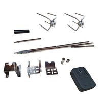 Spit Rotisserie Kit 3v Battery Operated Motor - Outdoor Magic
