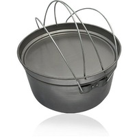 Aussie Spun Steel Camp Oven 10 inch