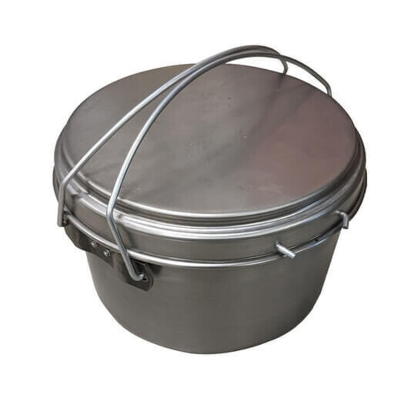 Buy Spun Steel Heavy Duty Camp Oven 12" Australian Made MyDeal