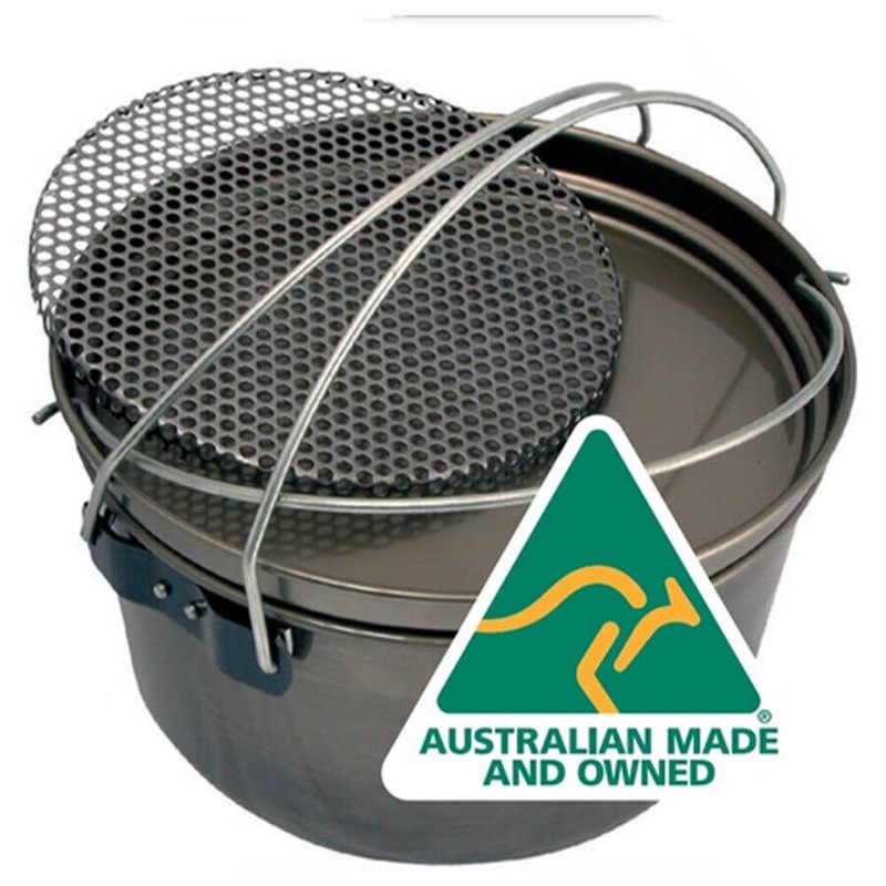 Buy Spun Steel Heavy Duty Camp Oven 12