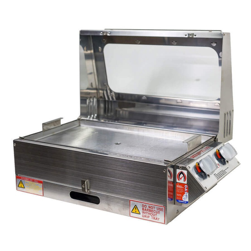 Buy Stainless Steel Portable Gas BBQ Caravan BBQ MyDeal