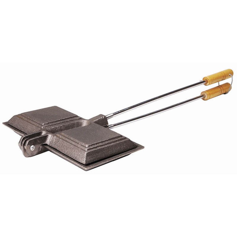 Buy Camping Double Jaffle Iron- Cast Iron Tostie maker - Perfect for ...