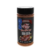 'Three Little Pigs' Touch of Cherry BBQ Rub 12.25oz Shaker Jar - Made in USA - OW85131