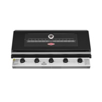 1200 Series Black Enamel 5 Burner Built In BBQ w/ Cast Iron Burners & Grills - BBG1250BB