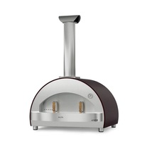 Alfa Pizza - Forno 4 Pizze Wood Fire Oven Cooking Area 80cm x 60cm - Copper Top