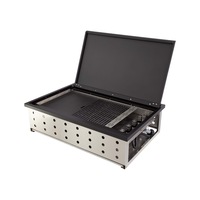 Gasmate Phoenix Black 4B Flush Mount Drop In BBQ - NG