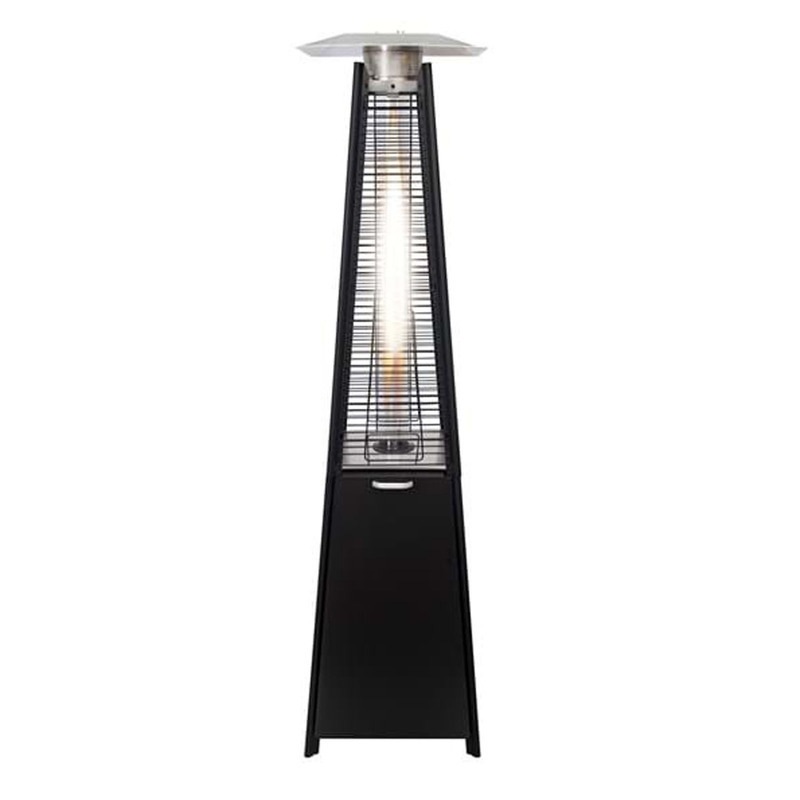 Gasmate Stellar Black Pyramid Flame Heater MyDeal