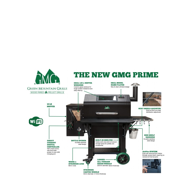 Buy Green Mountain Grill Daniel Boone PRIME WIFI Pellet Grill 12Volt