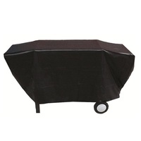 Outdoor Magic - BBQ Cover Black PVC Flat Top BBQ (On Trolley) Small 1080L x 600W x 800mm - 2FLAPVC
