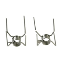 Stainless Steel Large 4 Prong Forks (Set of 2) for rotisserie BBQ whole Chicken or Leg of Lamb suit 22mm Round Skewer