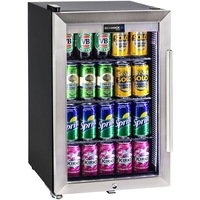 Schmick Outdoor Tropical Triple Glazed Glass Bar Fridge 70 Litre Left Hinged