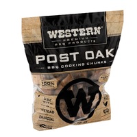 Western Oak Smoking Wood Chunks - Made in the USA - 78057