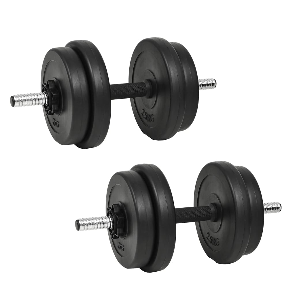 14 Piece Dumbbell Set 20 kg vidaXL Australia