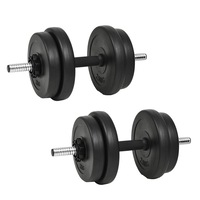14 Piece Dumbbell Set 20 kg vidaXL
