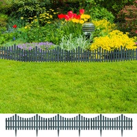 17 pcs Lawn Dividers 10 m Green vidaXL