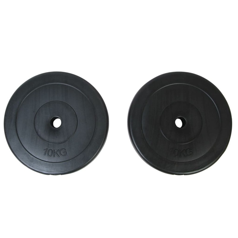 2 x Weight Plates 10 kg Fitness World Wide