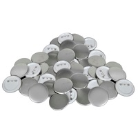 500 pcs PinBack Button Parts 25 mm vidaXL