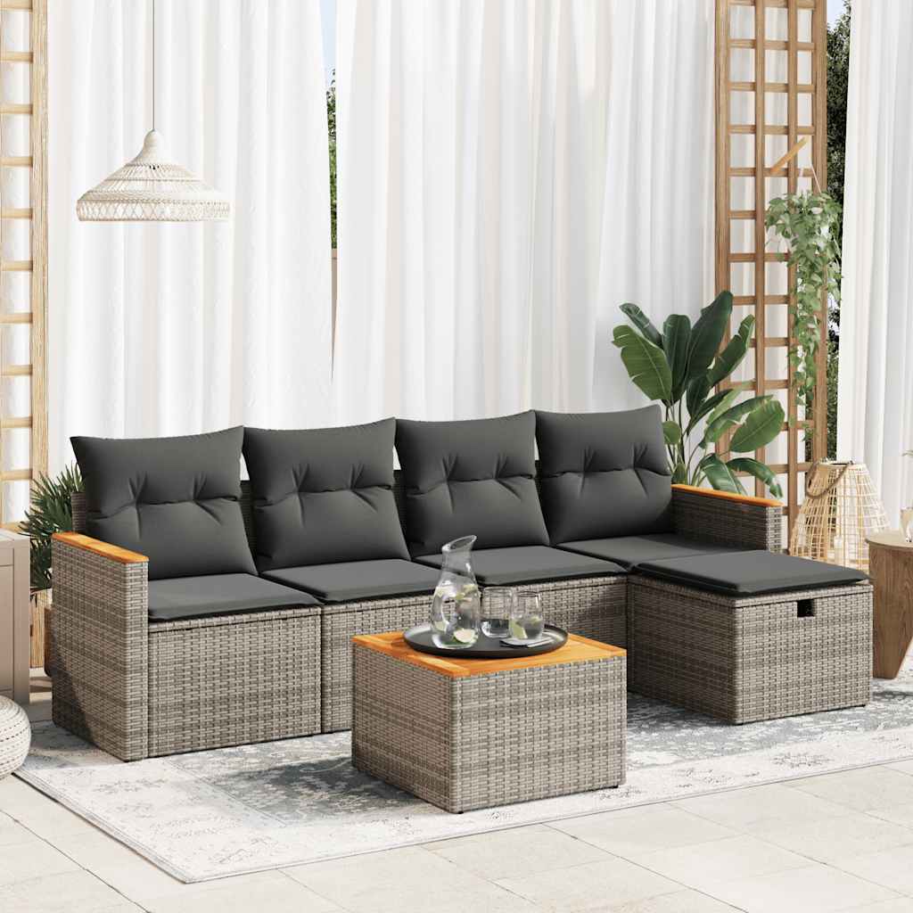 Rattan Garden Furniture Black And Cream Rattan Corner Sofa Mykonos