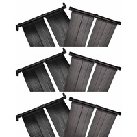 Solar Pool Heater Panel 6 pcs 80x620 cm vidaXL