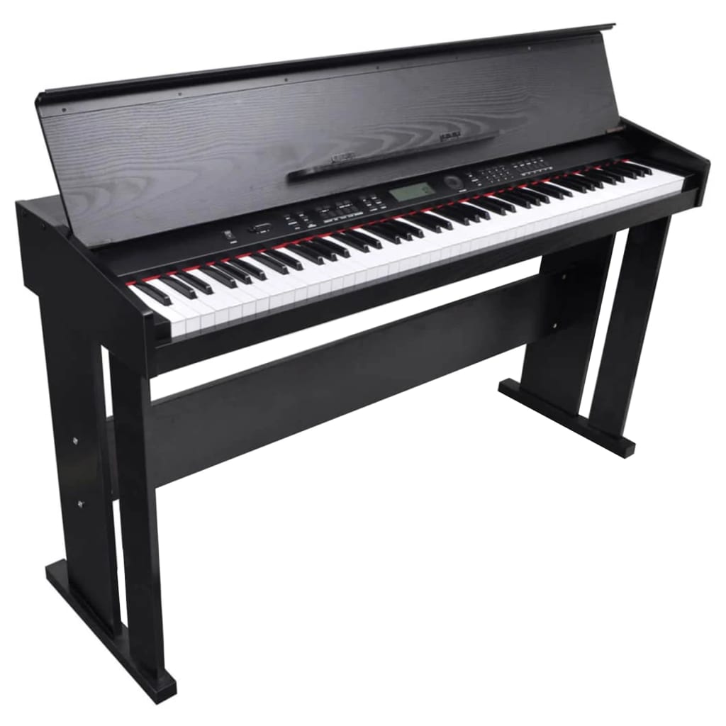 Electronic Piano/Digital Piano with 88 keys & Music Stand vidaXL