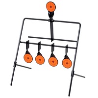 Auto Reset Rotating Shooting Target with 4 + 1 Targets vidaXL