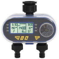 Automatic Digital Water Timer with Dual Outlet vidaXL