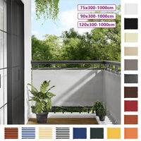 Balcony Screen Oxford Fabric Side Awning Sunshade Multi Colours/Sizes vidaXL