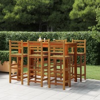 Bar Stools 6 pcs Solid Wood Acacia vidaXL