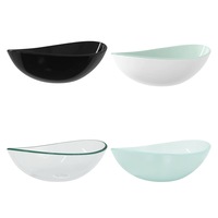 Basin Tempered Glass Bathroom Hand Wash Bowl Sink Vanity Multi Colours vidaXL