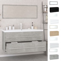 Bathroom Furniture Set Engineered Wood Sink Cabinet Basin Multi Colours vidaXL