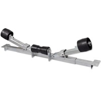 Boat Trailer Bottom Support Bracket with Keel Rollers vidaXL
